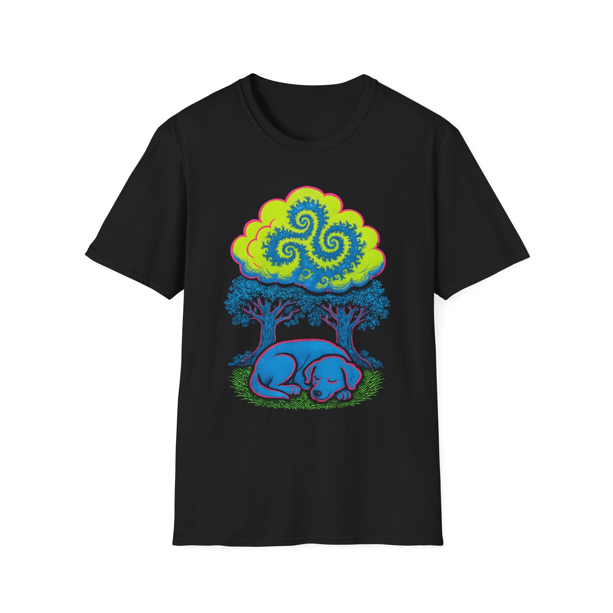 Psychedelic Sleeping Dog T-Shirt