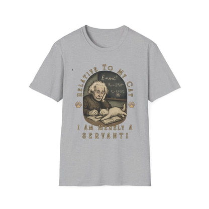 Relative to My Cat Tee – Einstein Cat Shirt