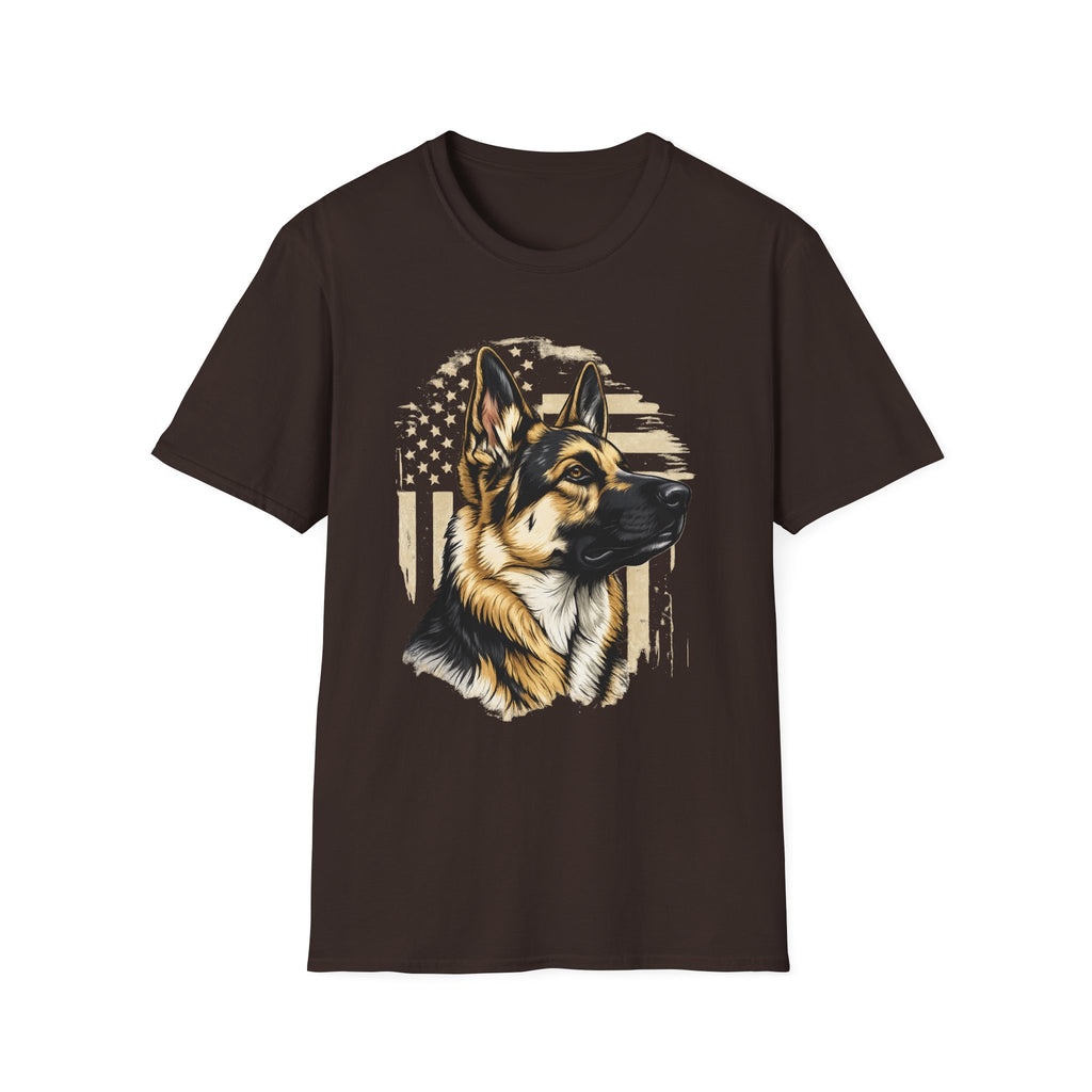 Patriotic German Shepherd Pride T-Shirt