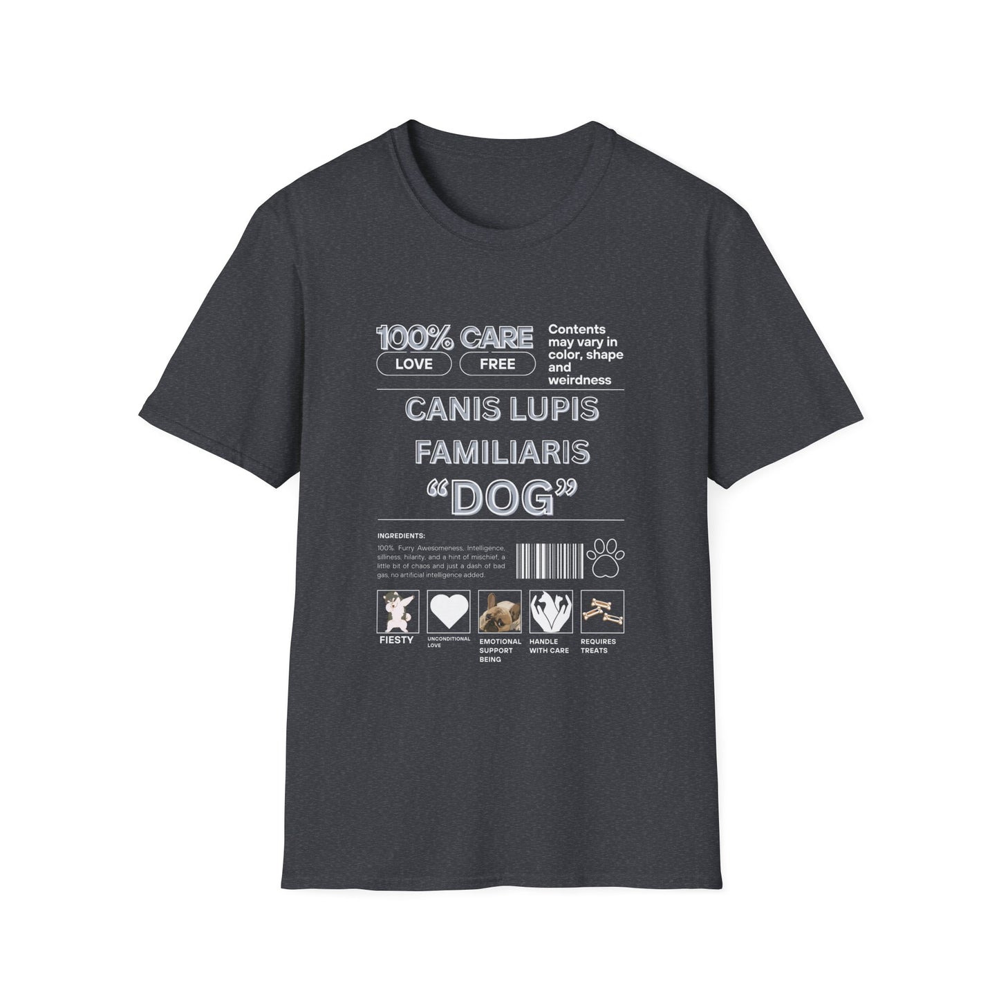 Canis Lupus Familiaris Dog Tee - Funny Vet Label