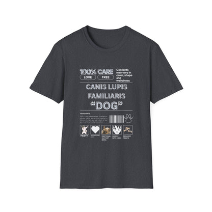 Canis Lupus Familiaris Dog Tee - Funny Vet Label