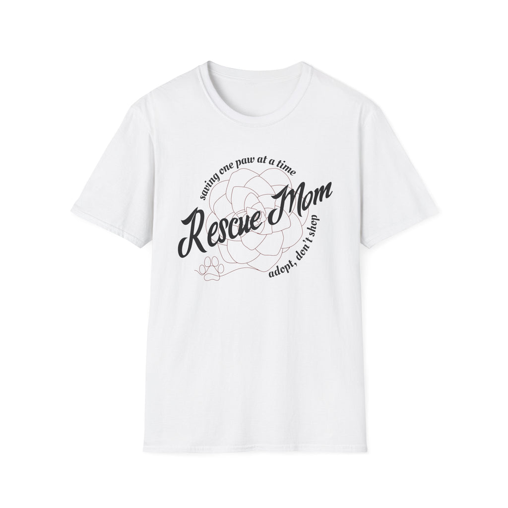 Rescue Mom One Paw at a Time T-Shirt