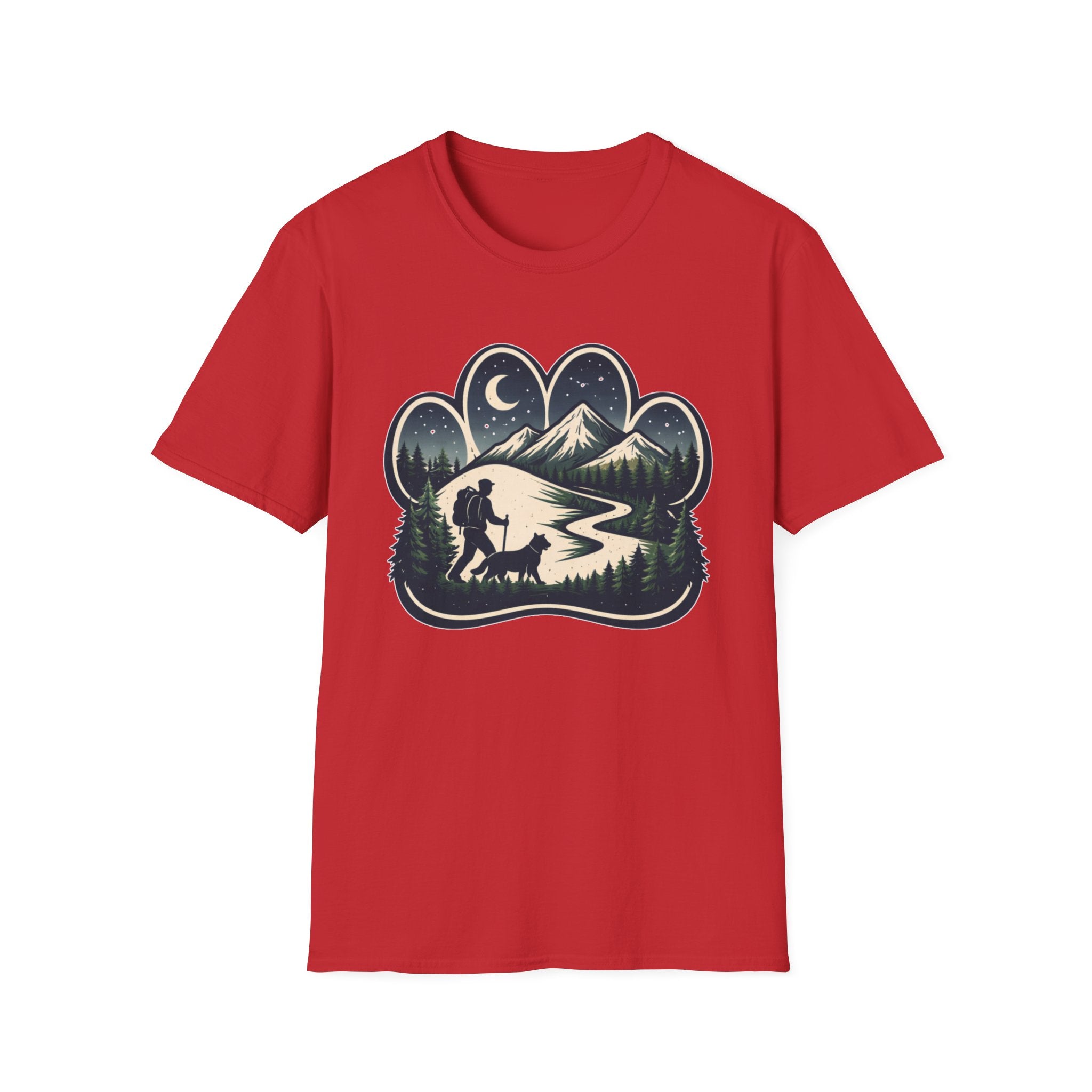 Hiker Paw Scenic T-Shirt