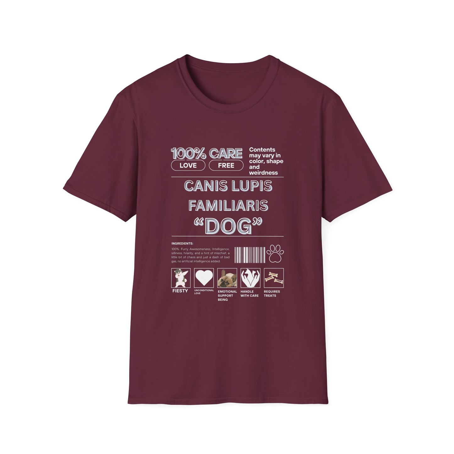Canis Lupus Familiaris Dog Tee - Funny Vet Label