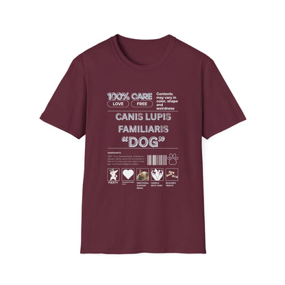Canis Lupus Familiaris Dog Tee - Funny Vet Label