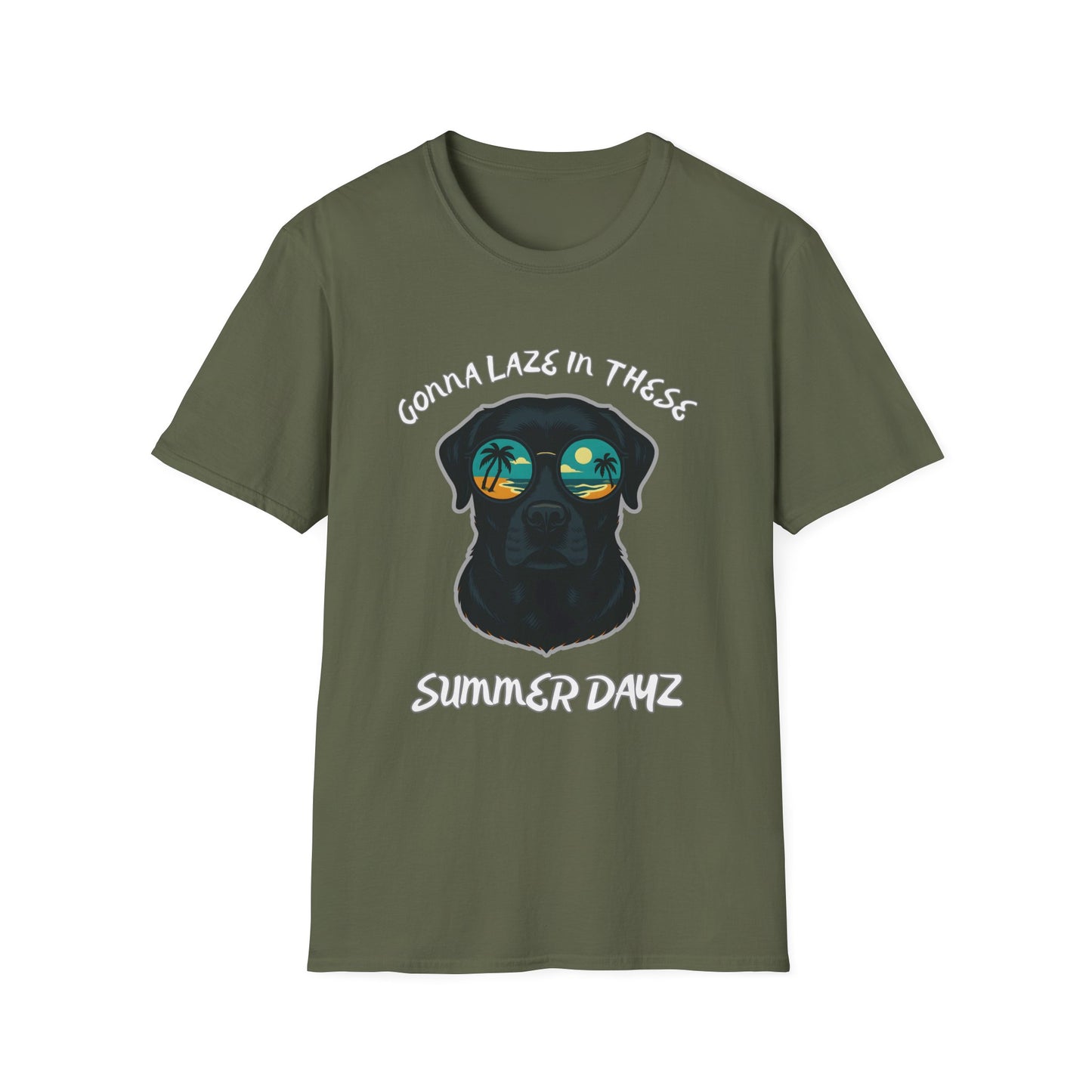 Cool Dog Summer Vibes T-Shirt, Summer T-Shirt, Dog Lover Gift, Casual Wear, Gift for Pet Owners, Beach Day Top