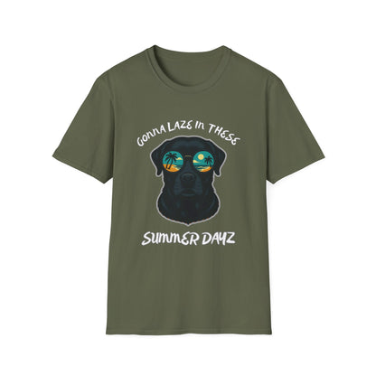 Cool Dog Summer Vibes T-Shirt, Summer T-Shirt, Dog Lover Gift, Casual Wear, Gift for Pet Owners, Beach Day Top