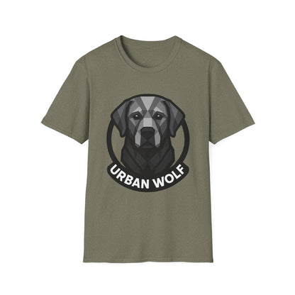 Urban Wolf Unisex T-Shirt, Dog Lover Gift, Casual Wear, Animal Tee, Vet Student Gift, Pet Owner Apparel