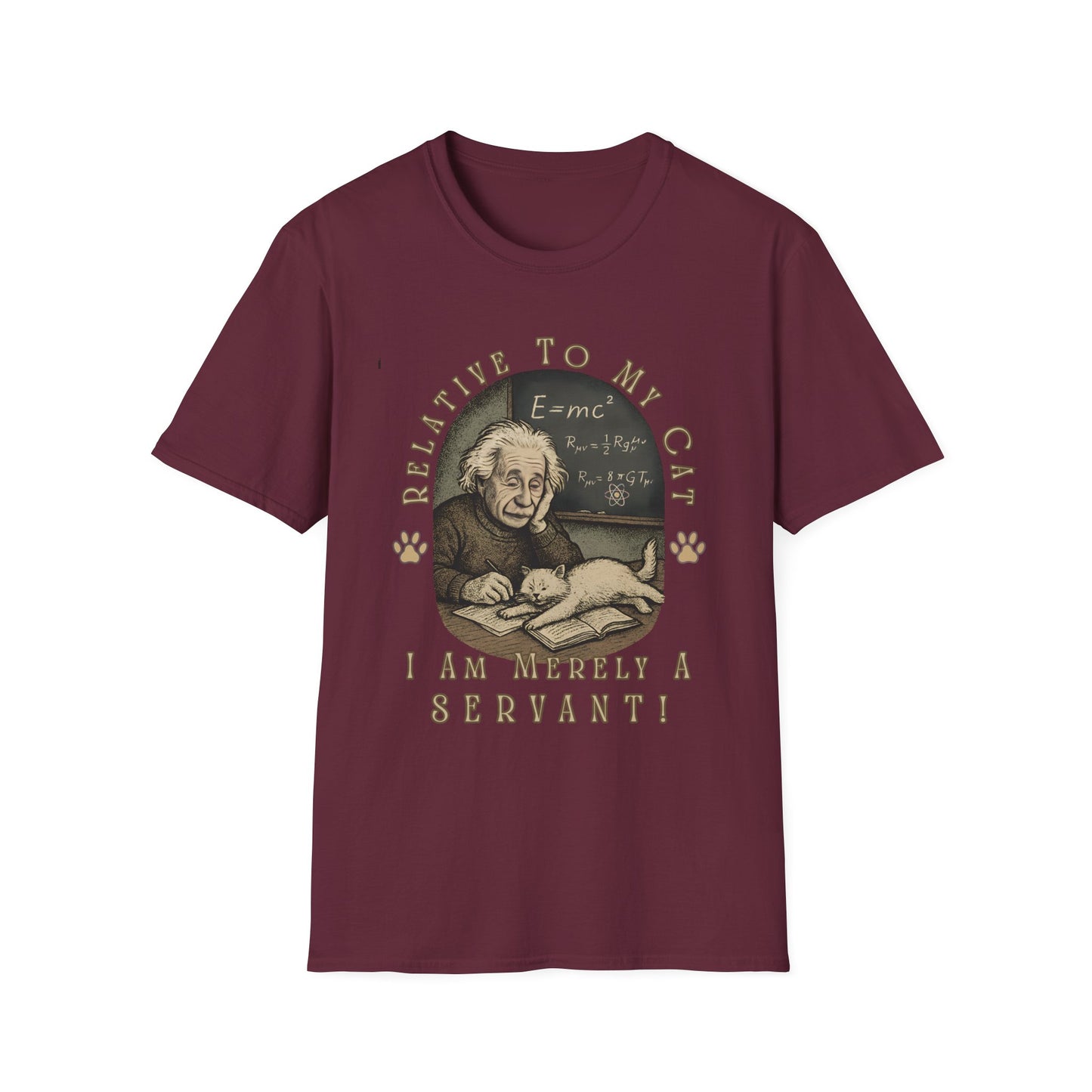 Relative to My Cat Tee – Einstein Cat Shirt