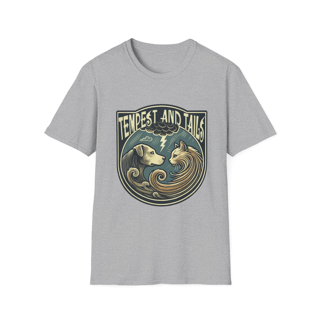 Tempest and Tails Unisex T-Shirt - Fun Pet Lover Tee, Gift for Dog Owners, Animal Lover Apparel, Cute Graphic Shirt, Casual Wear