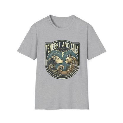 Tempest and Tails Unisex T-Shirt - Fun Pet Lover Tee, Gift for Dog Owners, Animal Lover Apparel, Cute Graphic Shirt, Casual Wear