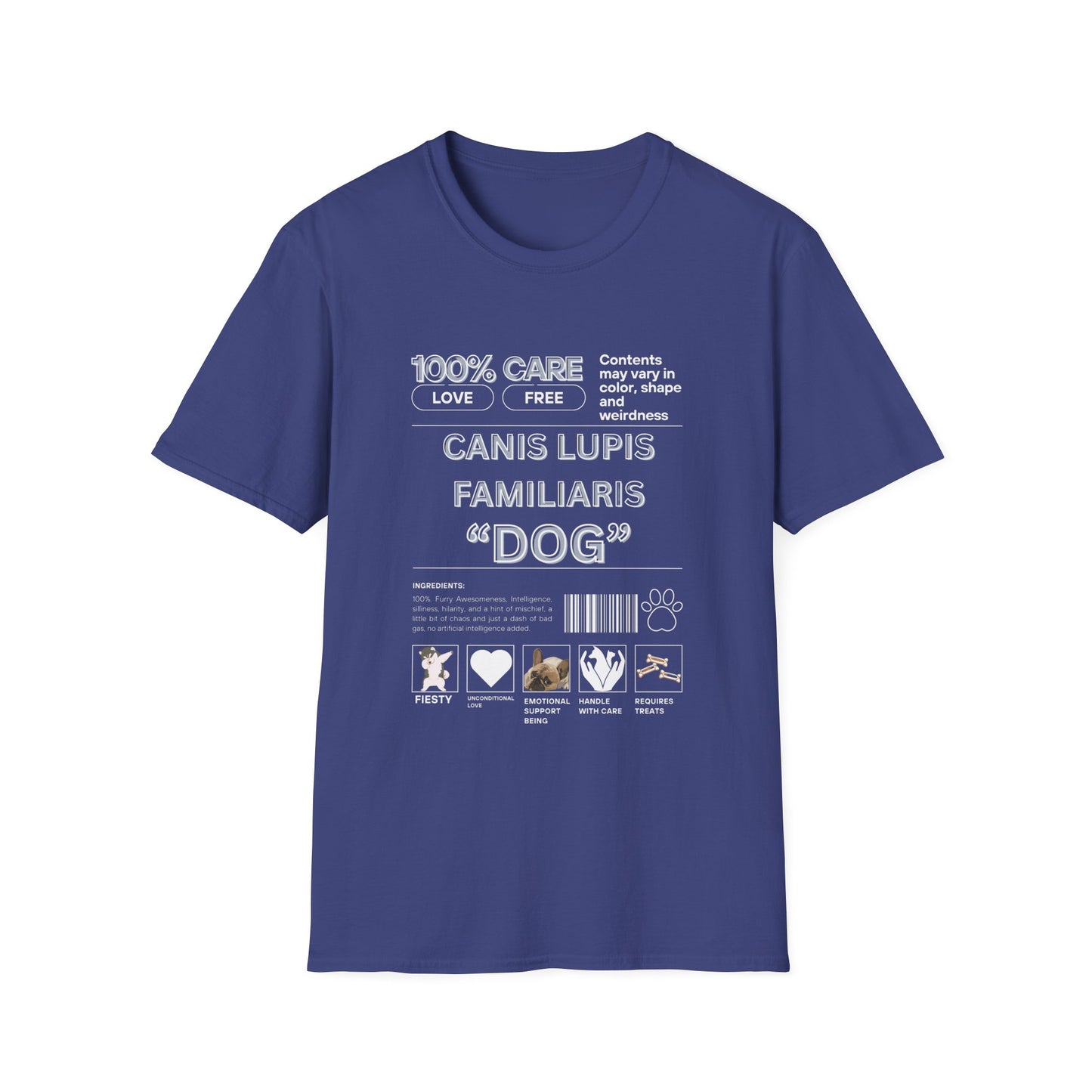 Canis Lupus Familiaris Dog Tee - Funny Vet Label