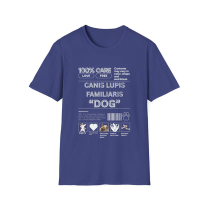 Canis Lupus Familiaris Dog Tee - Funny Vet Label
