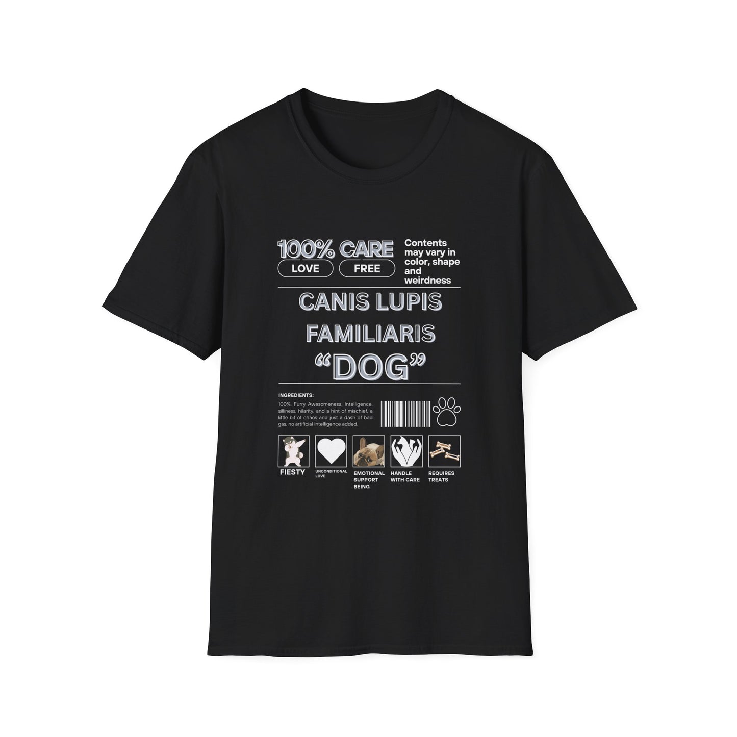 Canis Lupus Familiaris Dog Tee - Funny Vet Label
