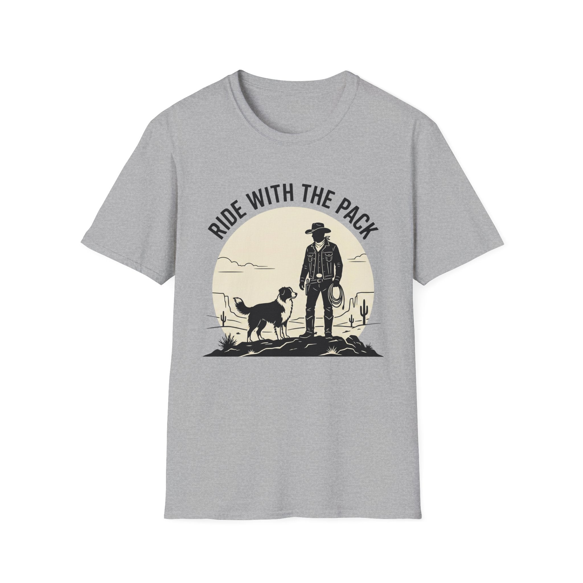 Ride With The Pack Western T-Shirt