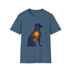 Sunset Dog Silhouette T-Shirt