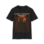 Cosmic Curiosity Black Cat T-Shirt