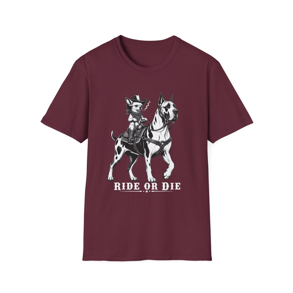 Ride or Die Dog Rider T-Shirt