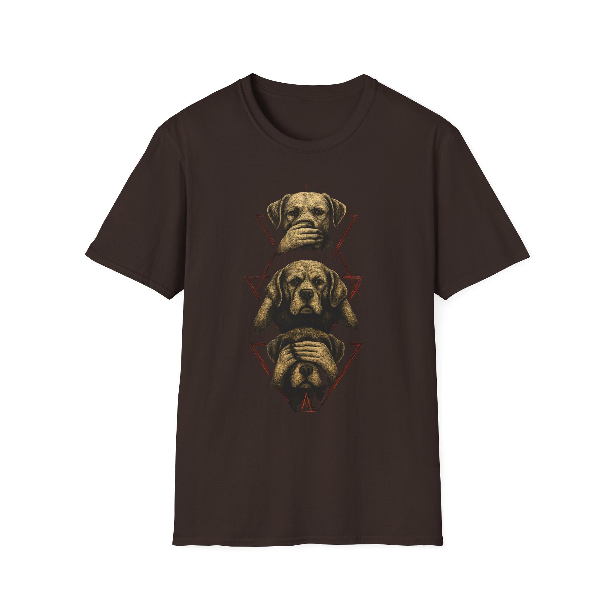 3 Wise Dogs Unisex T-Shirt
