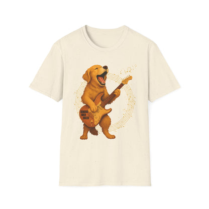 Rocking Golden Retriever Guitar Shirt – Funny Dog Music Tee  | Funny Pet Lover Gift, Music Lover Tee, Dog Lover Shirt, Fun Birthday Idea, Animal Art Clothing