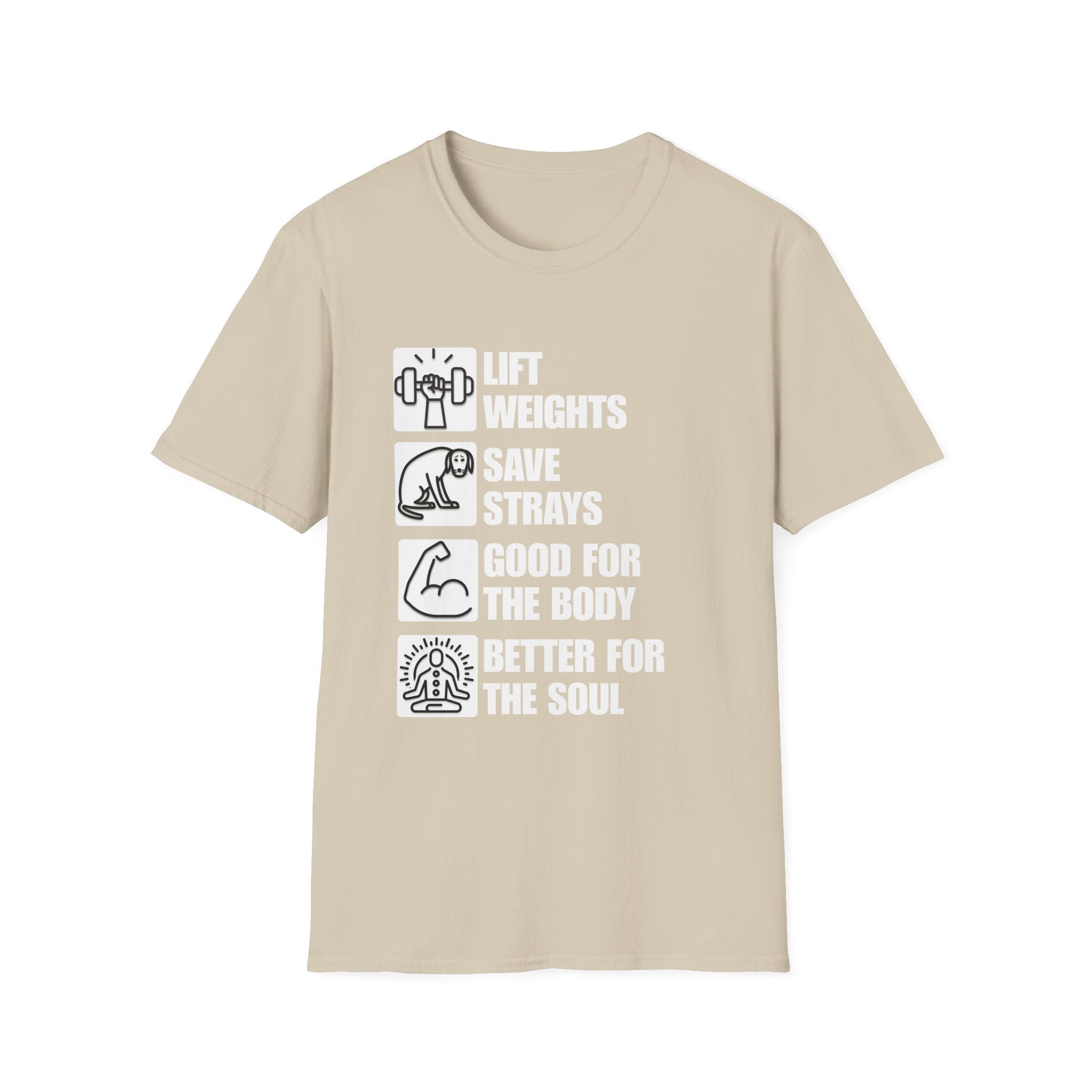 Lift Weights Save Strays T-Shirt