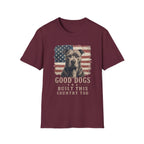 Good Dogs Built This Country Too Pitbull T-Shirt