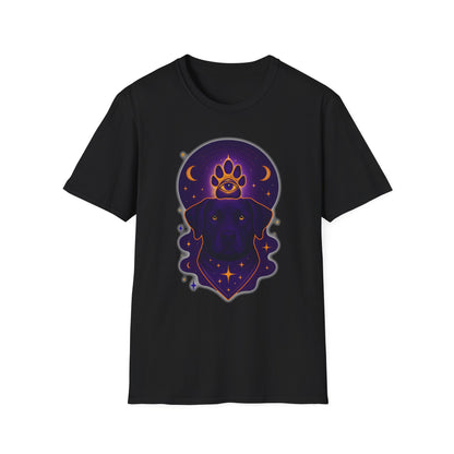 Mystical Animal T-Shirt, Celestial Shirt, Astrology Tee, Gift for Dog Lovers, Unique Graphic Apparel