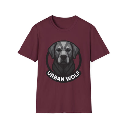 Urban Wolf Unisex T-Shirt, Dog Lover Gift, Casual Wear, Animal Tee, Vet Student Gift, Pet Owner Apparel