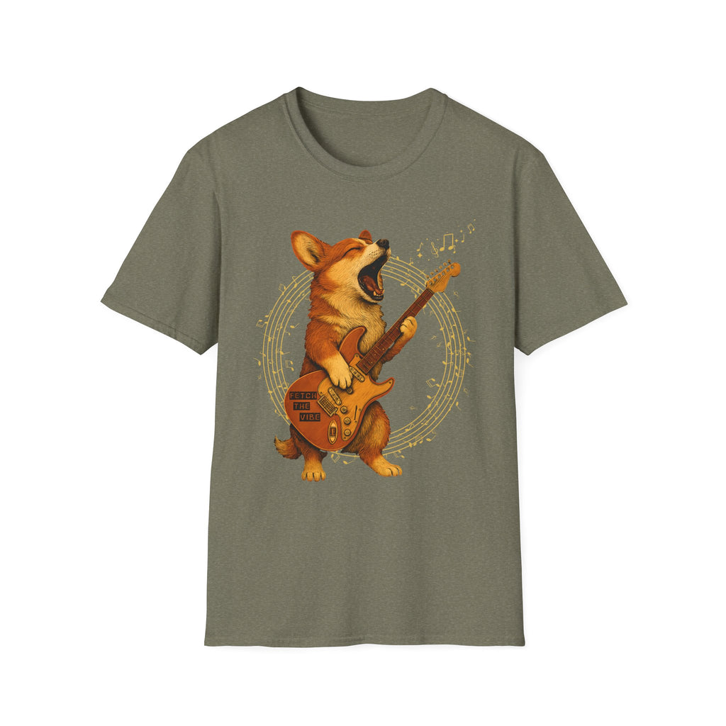 Rockin’ Corgi Guitar T-Shirt