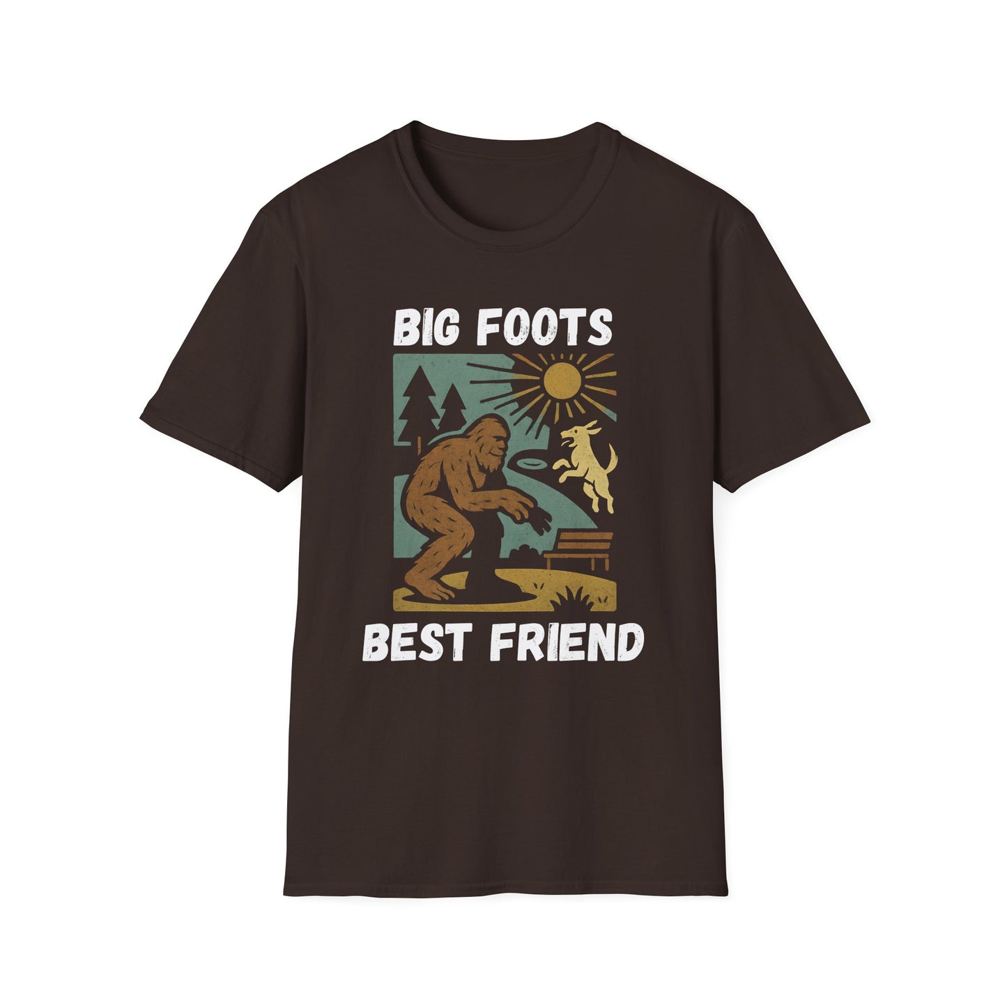 Adventure Awaits T-Shirt, Nature Lover Gift, Funny Bigfoot Tee, Outdoor Enthusiast Shirt, Camping Apparel, Unique Graphic Tee