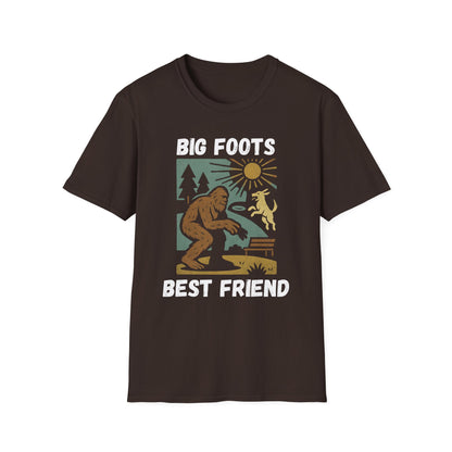 Adventure Awaits T-Shirt, Nature Lover Gift, Funny Bigfoot Tee, Outdoor Enthusiast Shirt, Camping Apparel, Unique Graphic Tee