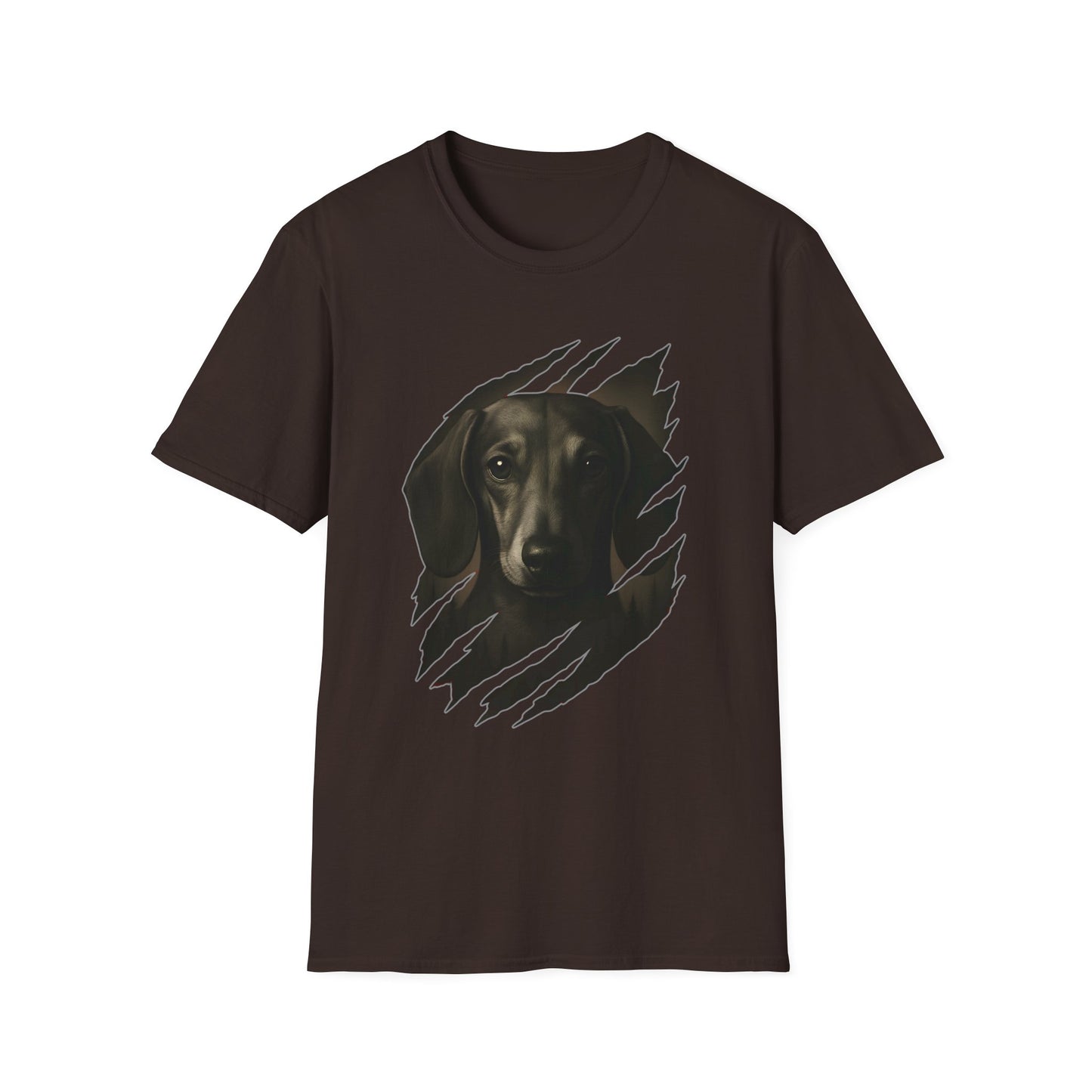 Dachshund Ripped Claw T-Shirt | Cool Dog Lover Graphic Tee