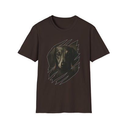 Dachshund Ripped Claw T-Shirt | Cool Dog Lover Graphic Tee