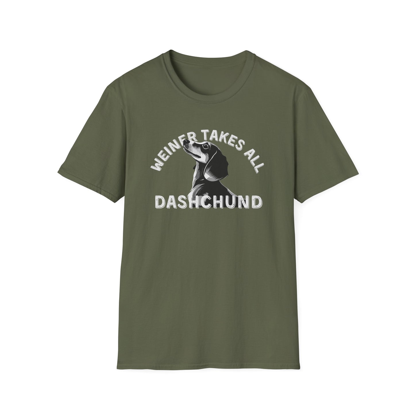 Funny Dachshund Shirt – Weiner Takes All T-Shirt