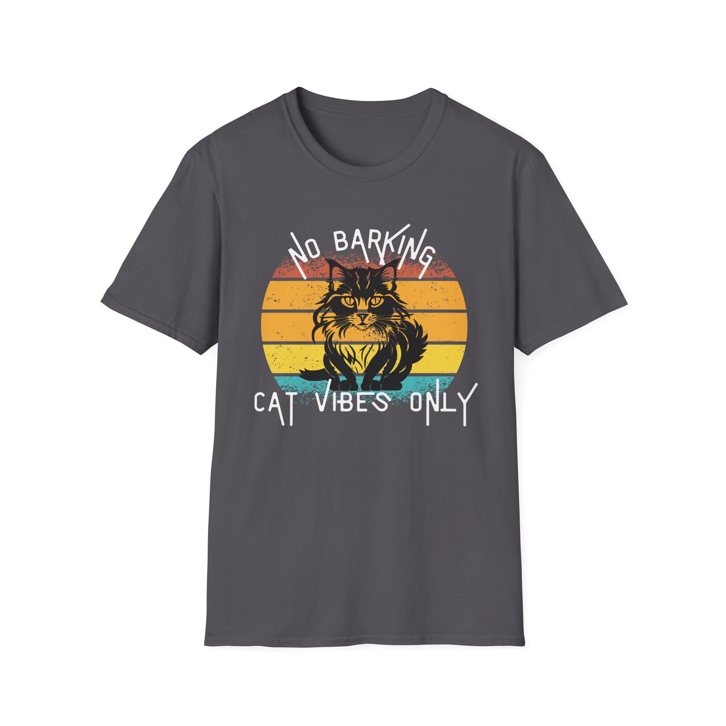 Cat Vibes Only Tee – Funny Retro Cat Lover Shirt