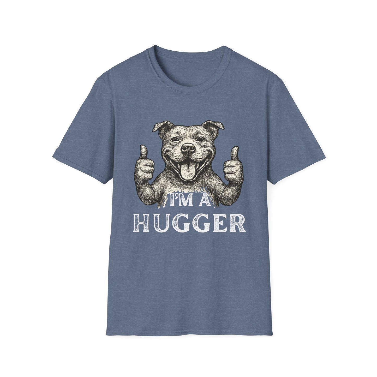 Pitbull Hugger T-Shirt | Funny Dog Lover Graphic Tee
