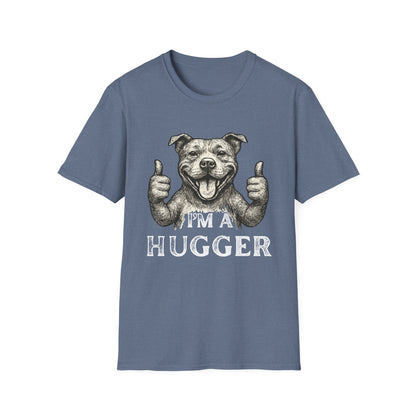 Pitbull Hugger T-Shirt | Funny Dog Lover Graphic Tee