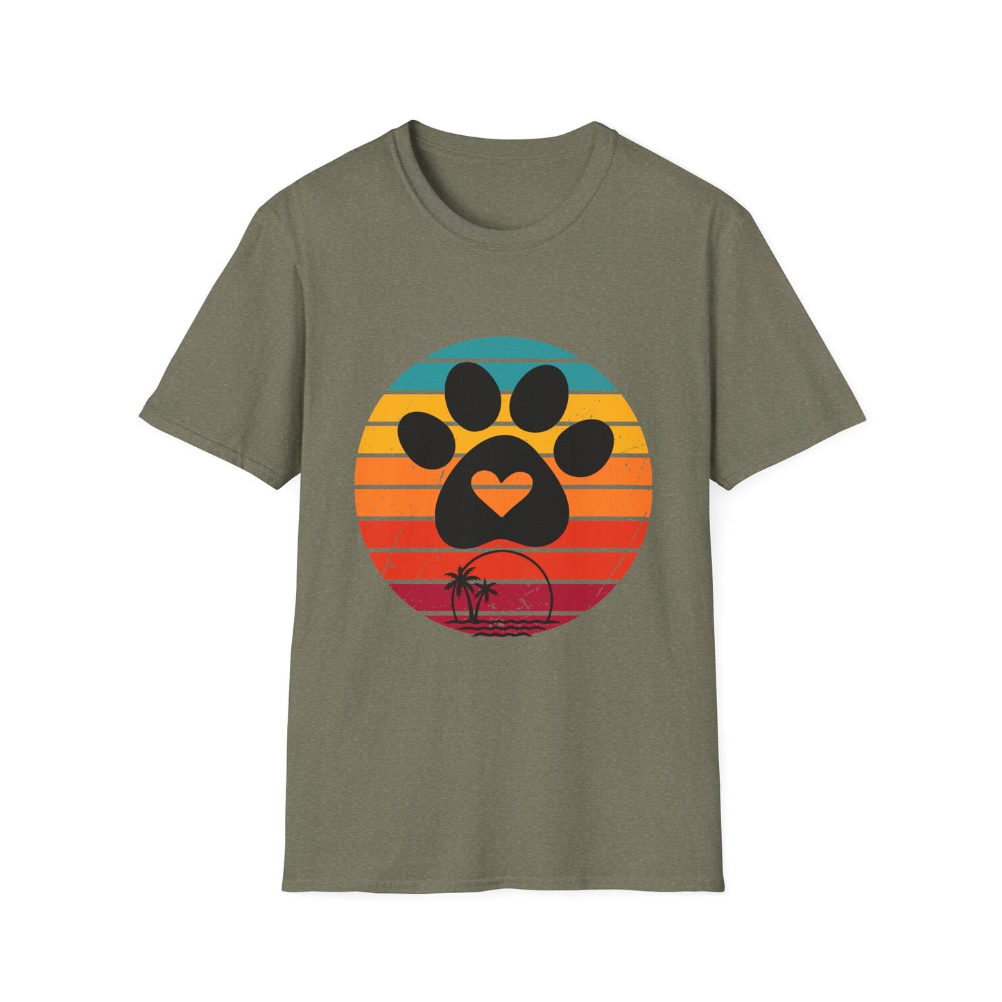 Retro Pet Lover T-Shirt - Softstyle Tee for Dog Owners, Animal Rescue Fundraiser, Gift for Animal Lovers, Vintage Pet Apparel.