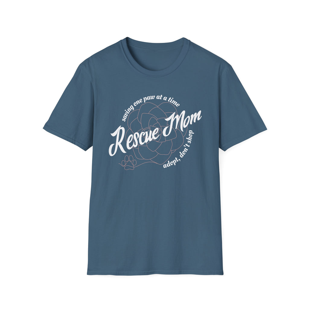 Rescue Mom One Paw at a Time T-Shirt