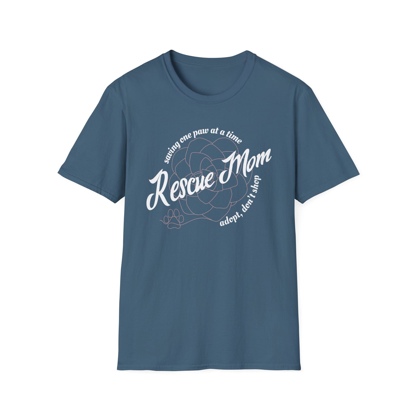Rescue Mom Succulent Dog or Cat Shirt – One Paw at a Time