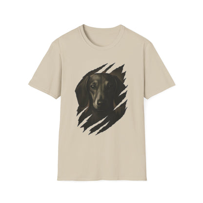 Dachshund Ripped Claw T-Shirt | Cool Dog Lover Graphic Tee
