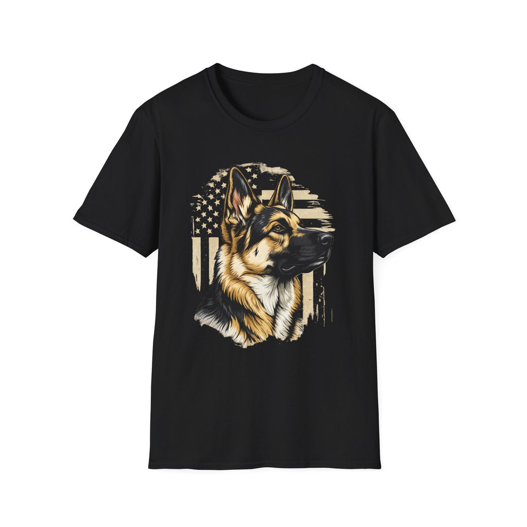 Patriotic German Shepherd Pride T-Shirt