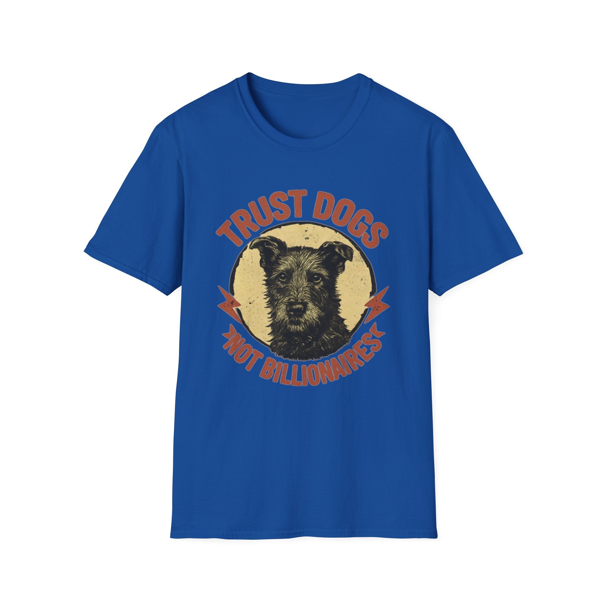Trust Dogs Not Billionaires Vintage Dog T-Shirt