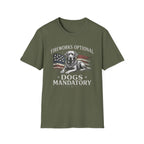 Fireworks Optional Dogs Mandatory Labrador T-Shirt