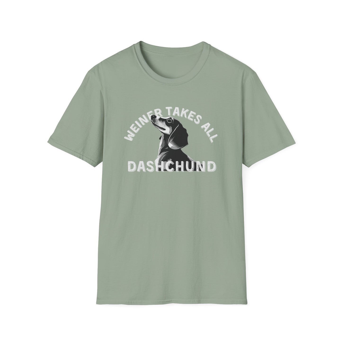 Funny Dachshund Shirt – Weiner Takes All T-Shirt