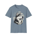Patriotic Husky Pride T-Shirt