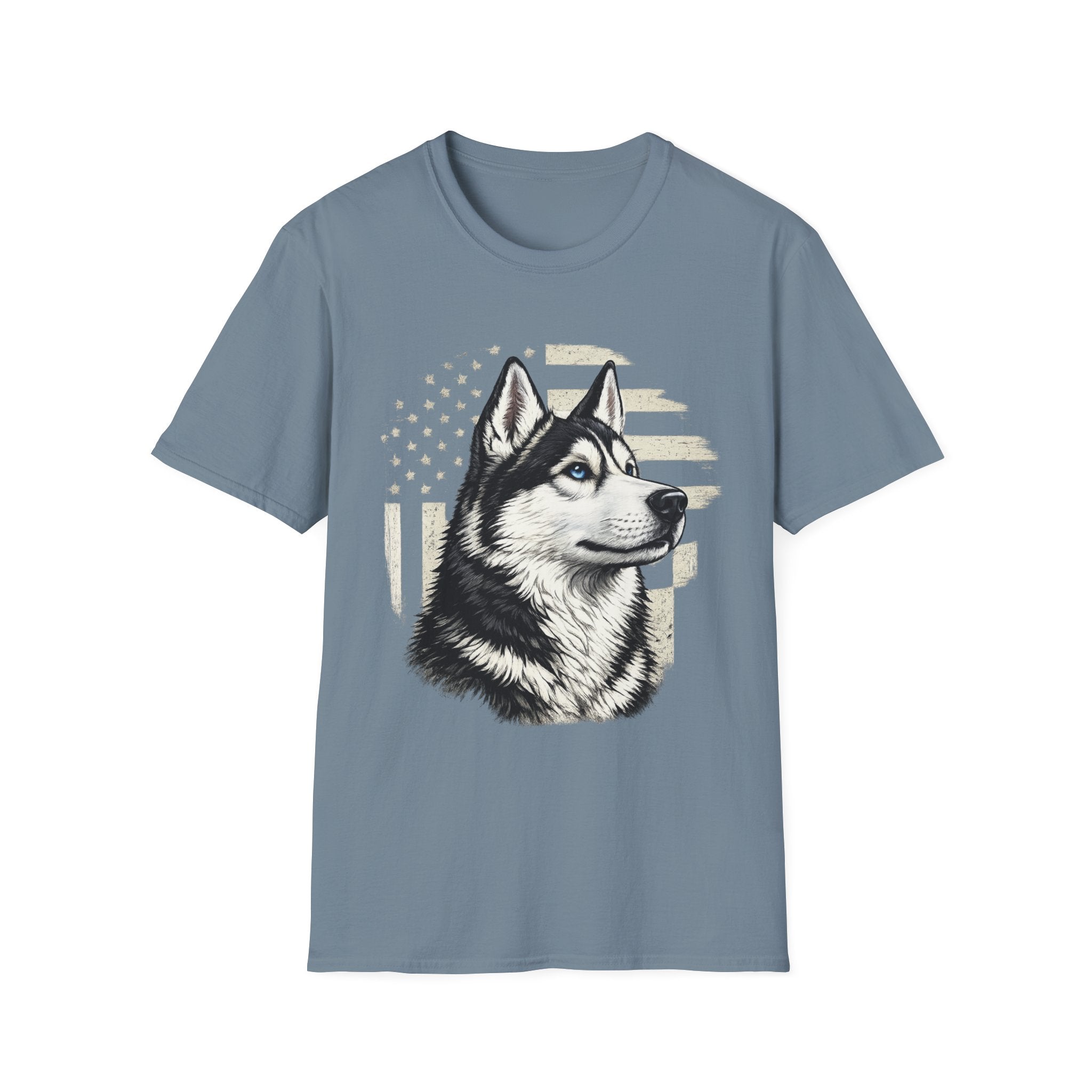 Patriotic Husky Pride T-Shirt