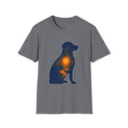 Sunset Dog Silhouette T-Shirt