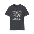 Fireworks Optional Dogs Mandatory Labrador T-Shirt