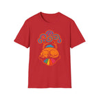 Colorful Sleeping Dog Trippy Tree Psychedelic T-Shirt